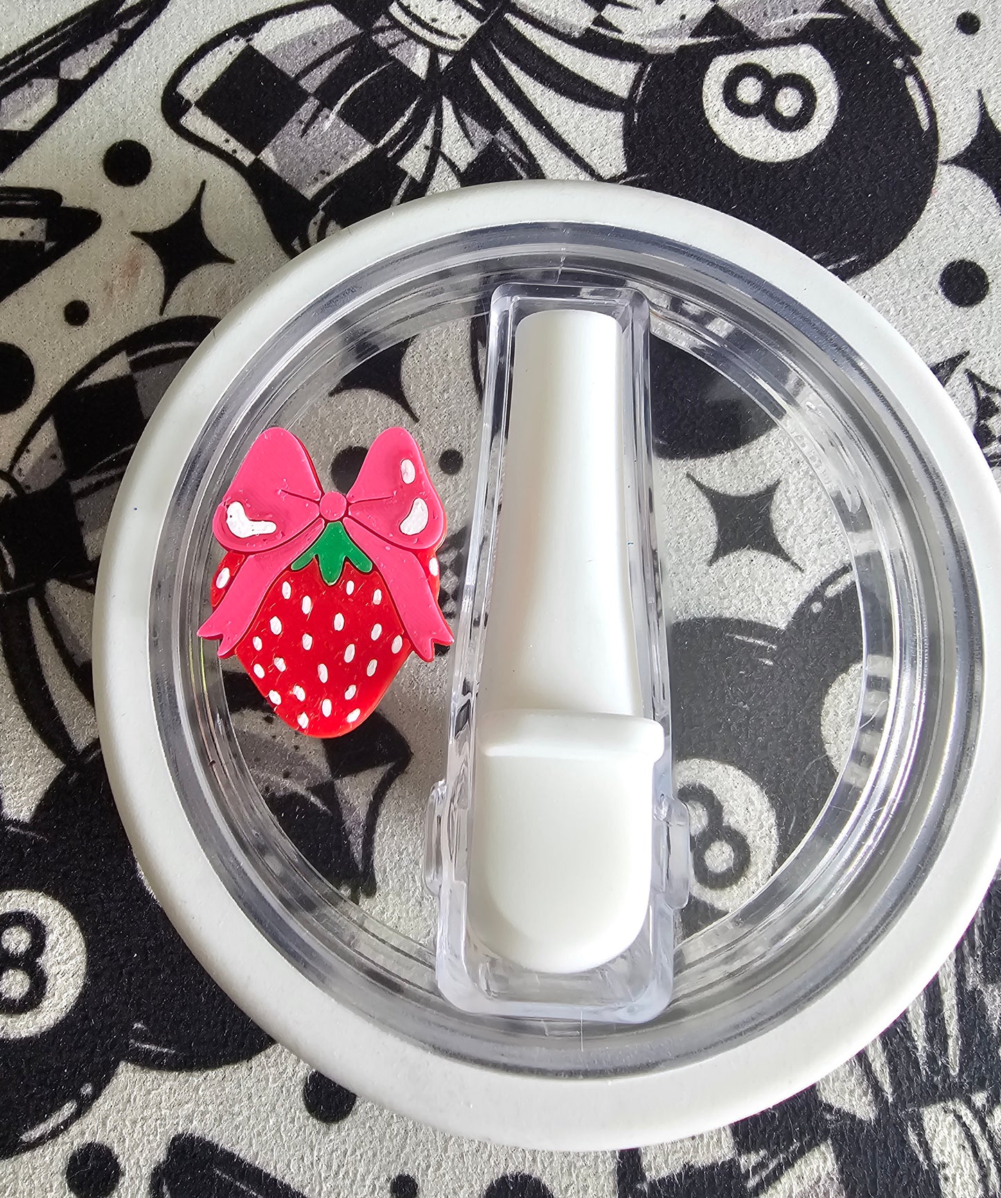 Strawberry with bow
