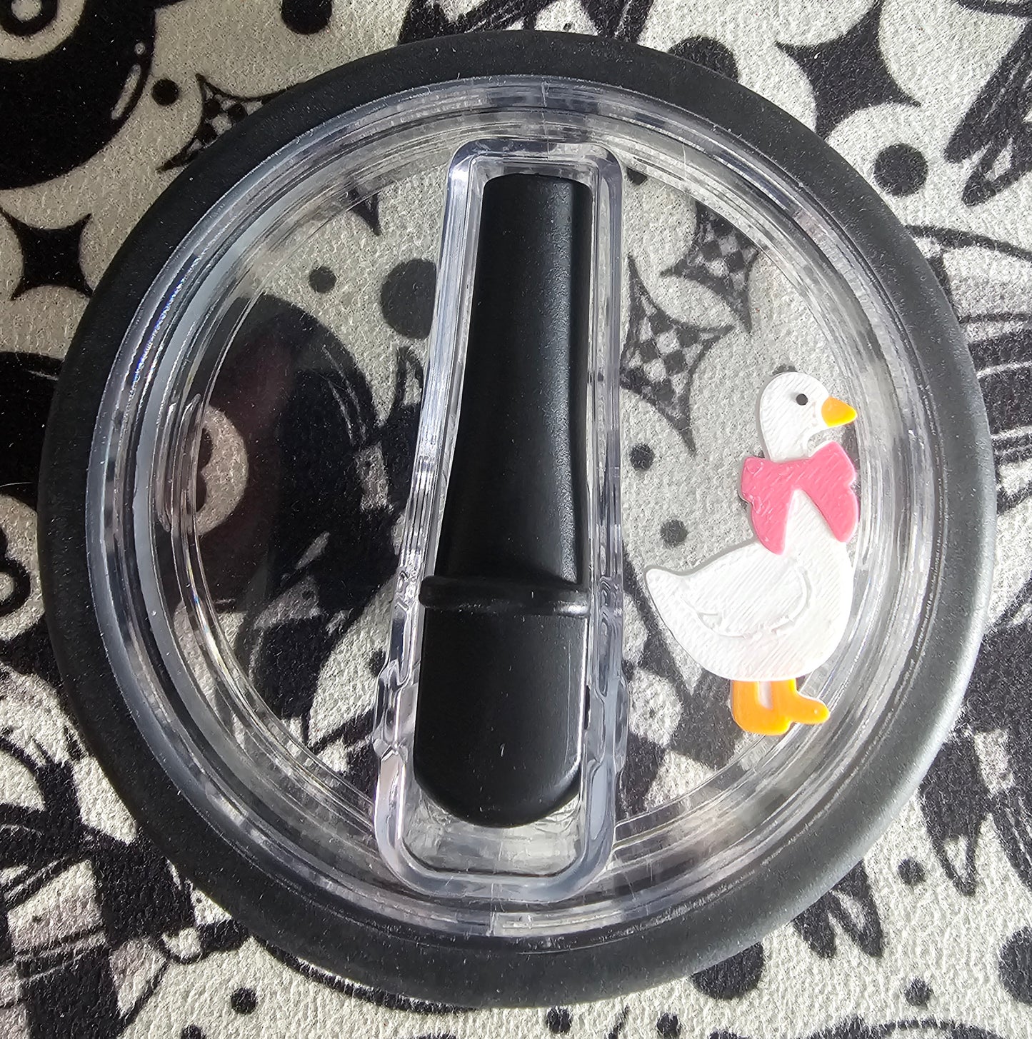Goose with bow