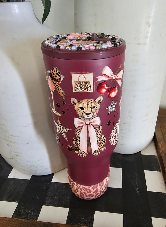 Leopard with bow