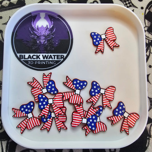 American flag bow