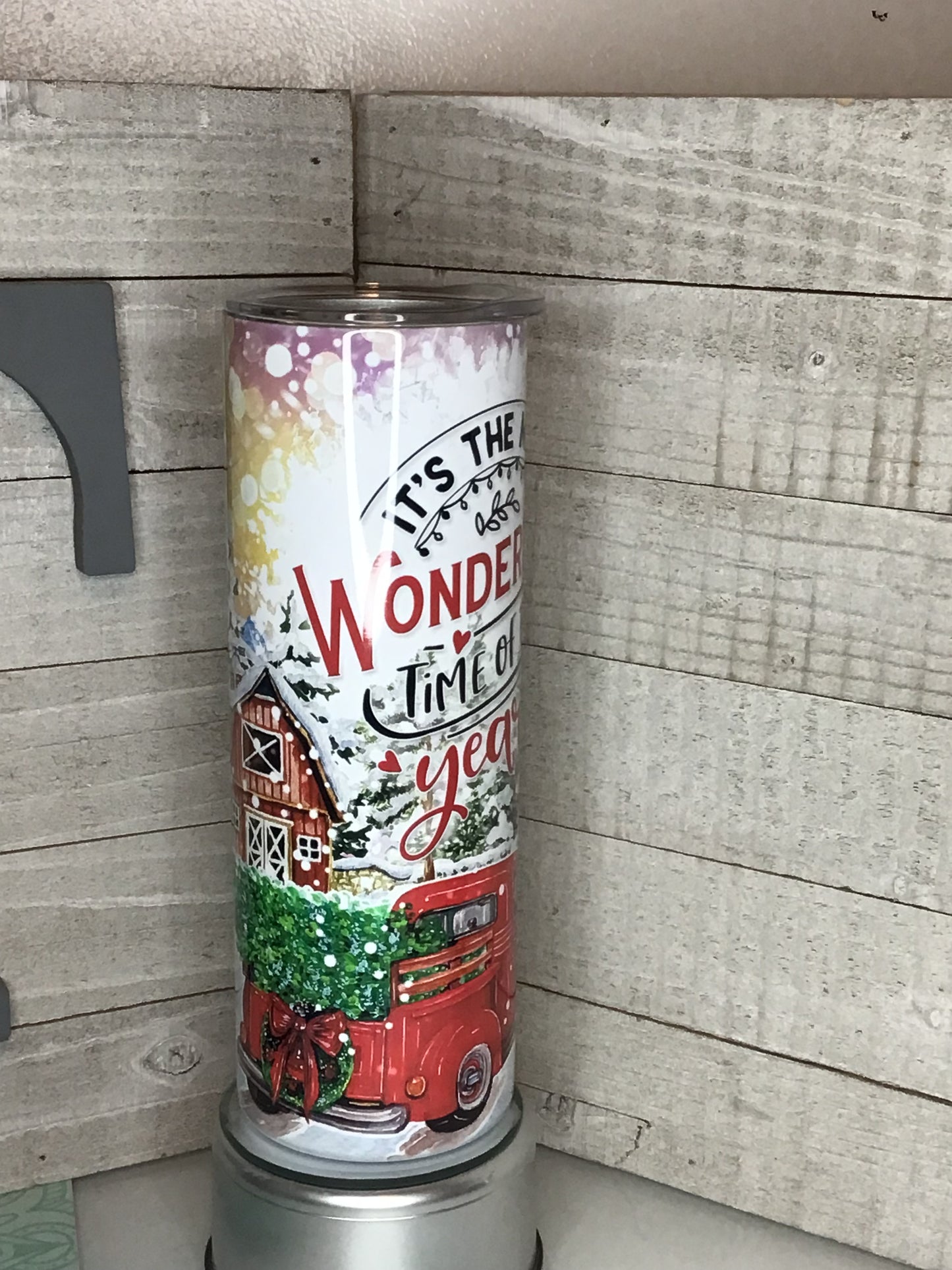 Red truck Christmas