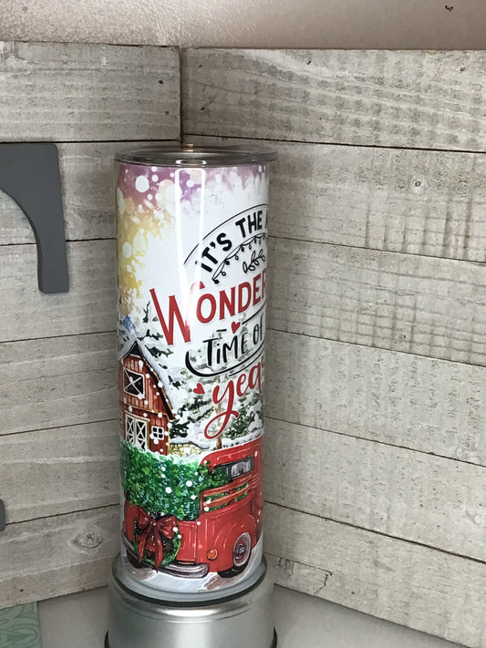 Red truck Christmas