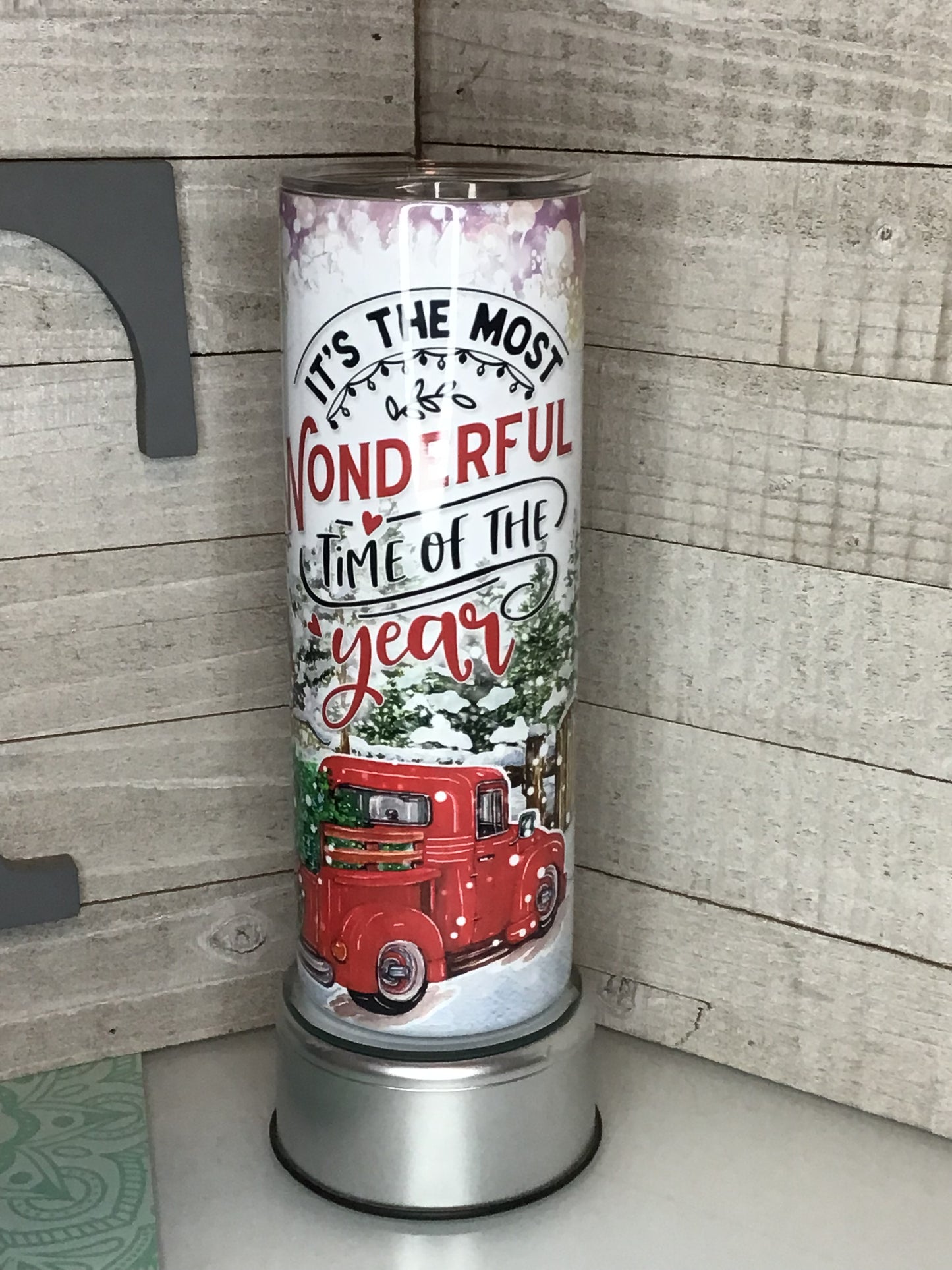 Red truck Christmas